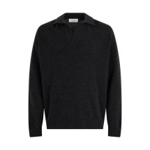 Polo collar sweater
