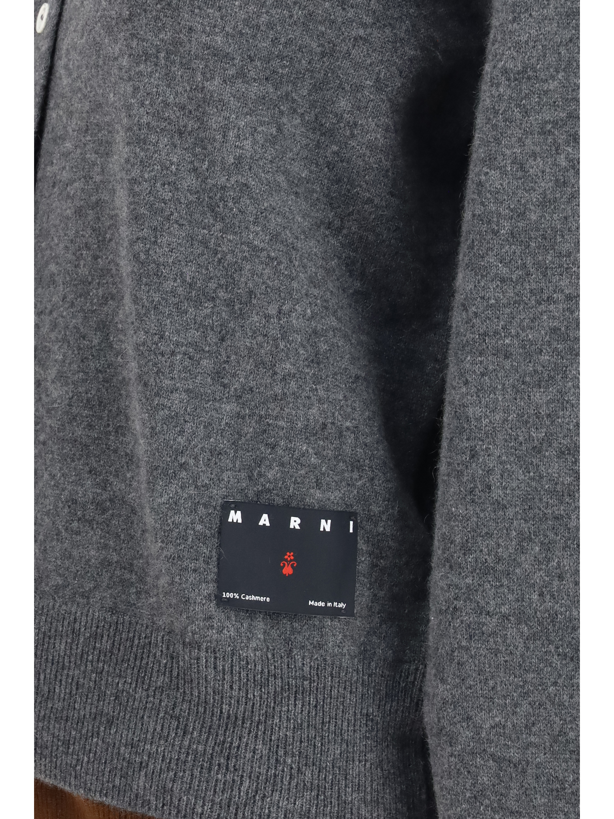 Layered effect cashmere Cardigan