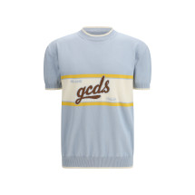 Logo script crewneck with short sleeves