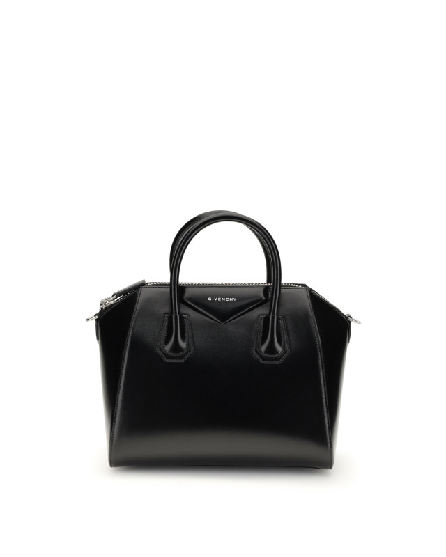 Antigona small leather Box Handbag