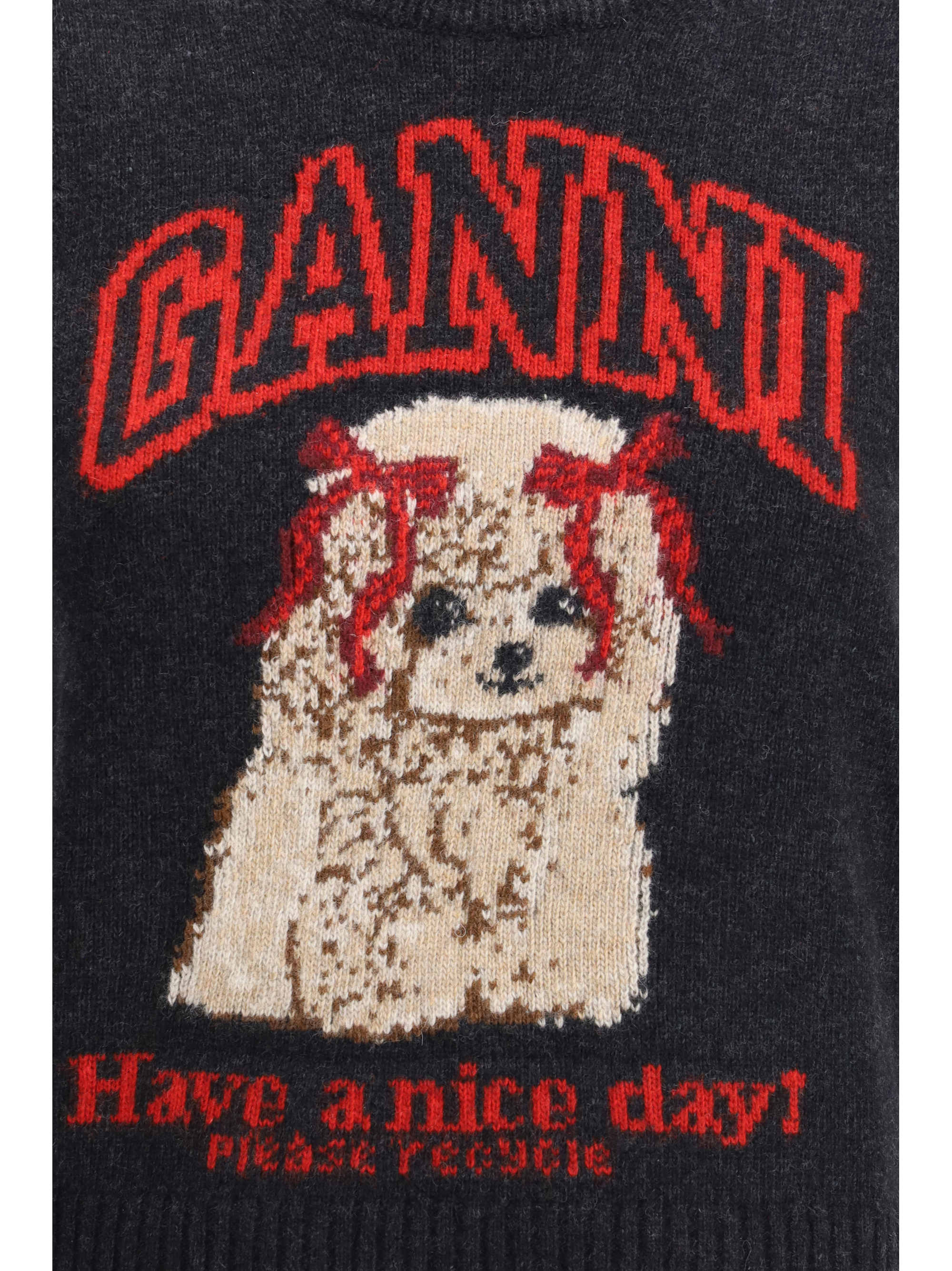 Graphic Wool Vest