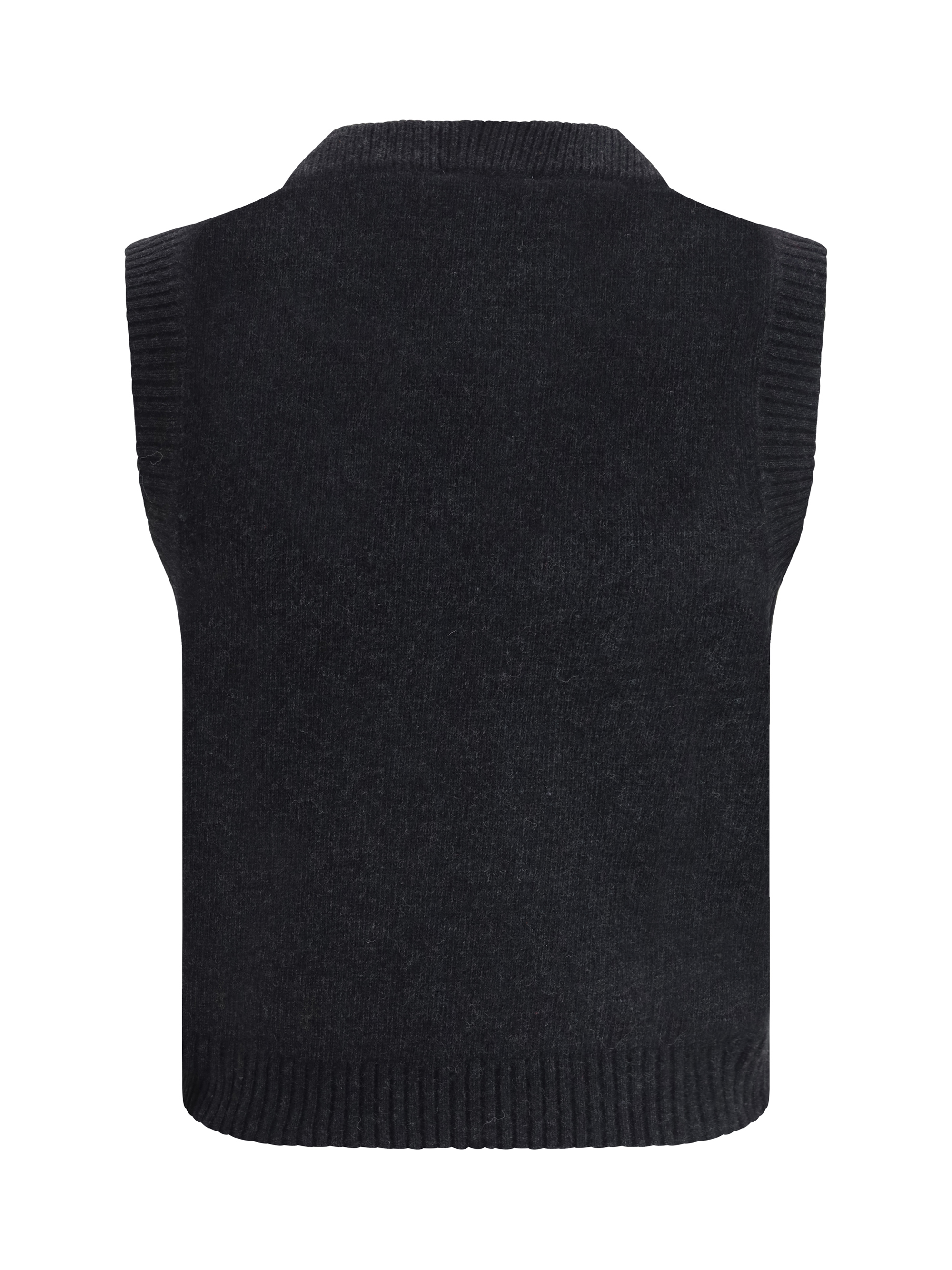 Graphic Wool Vest