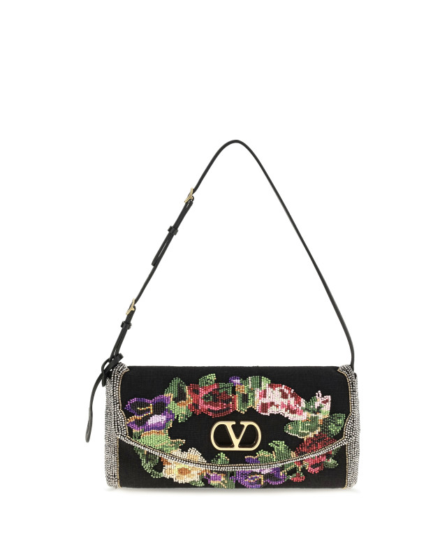 Small embroidered Devain Shoulder Bag