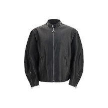 Horsebit leather Biker Jacket