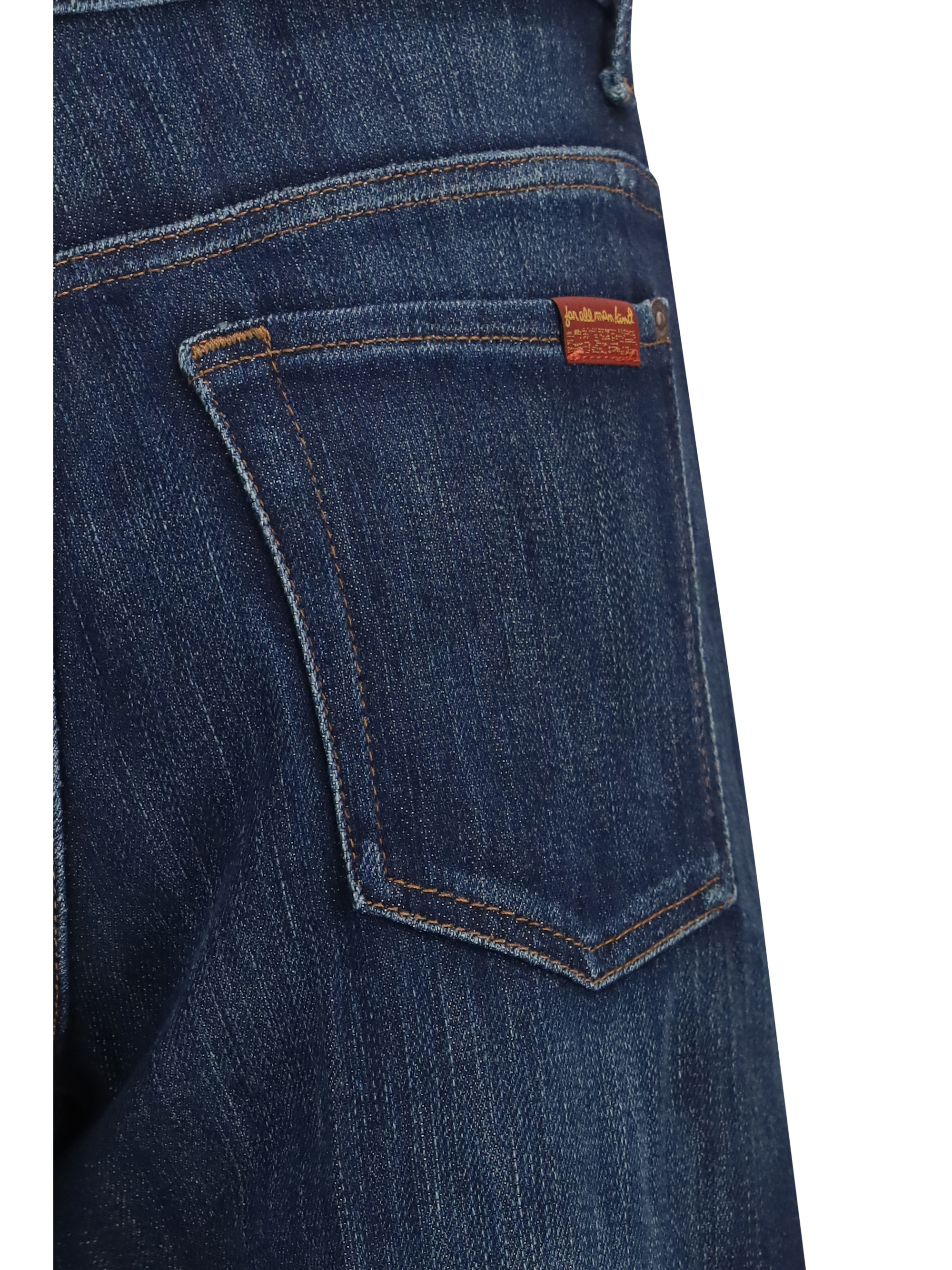 Straight-leg Vintage wash Jeans