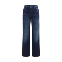 Straight-leg Vintage wash Jeans