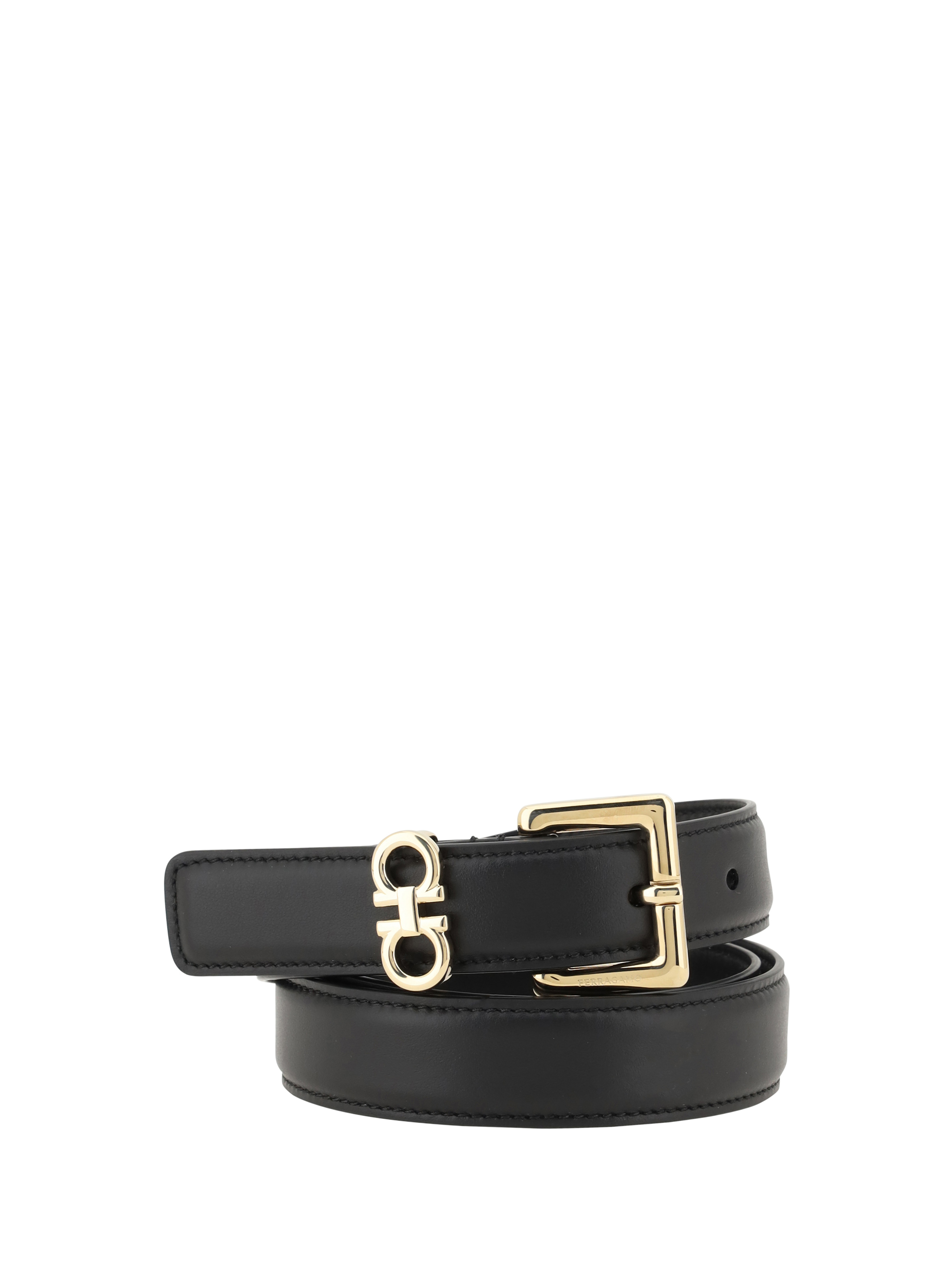 Gancini leather Belt