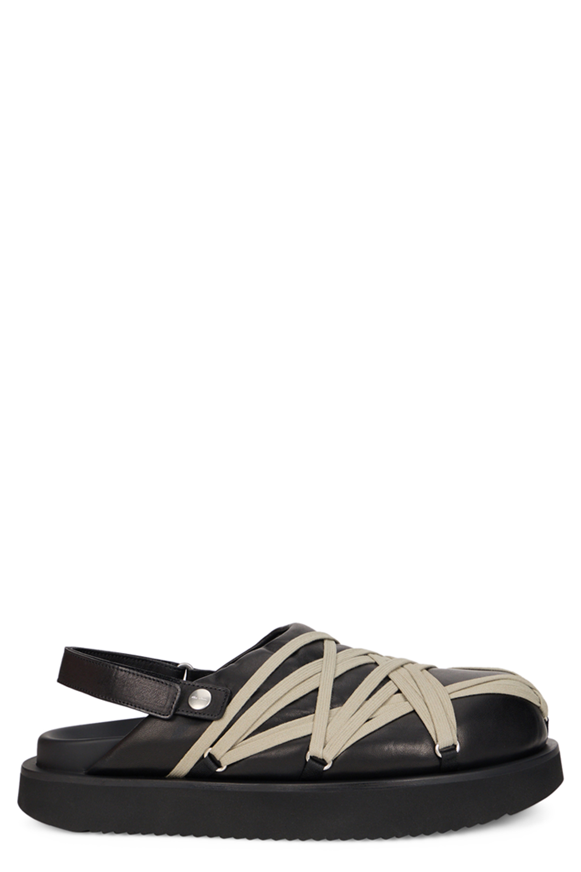 Mules with laces