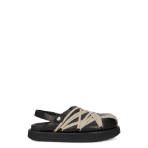 Mules with laces