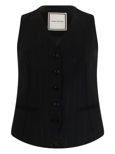 Pinstripe vest