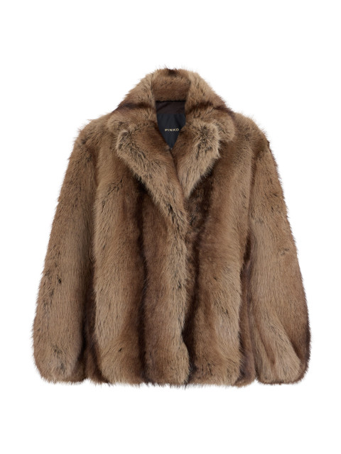 Faux fur jacket