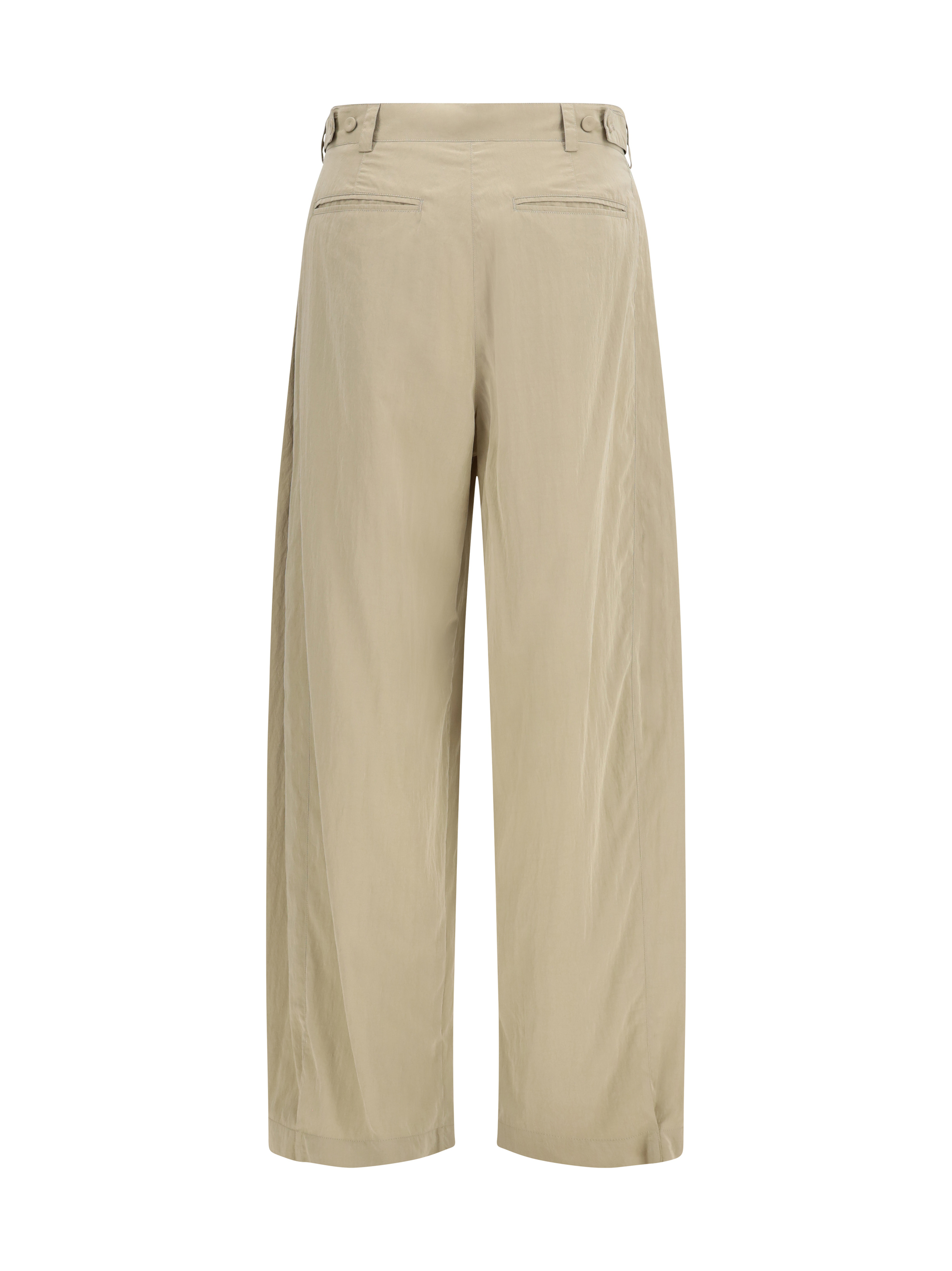 Iven silk and nylon Pants