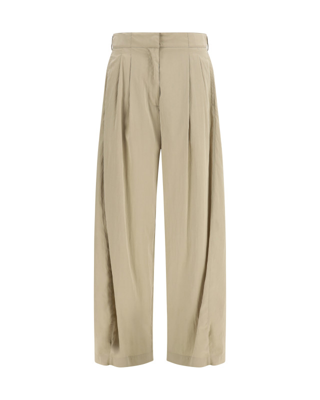 Iven silk and nylon Pants