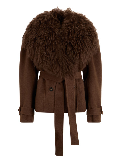 Faux fur jacket