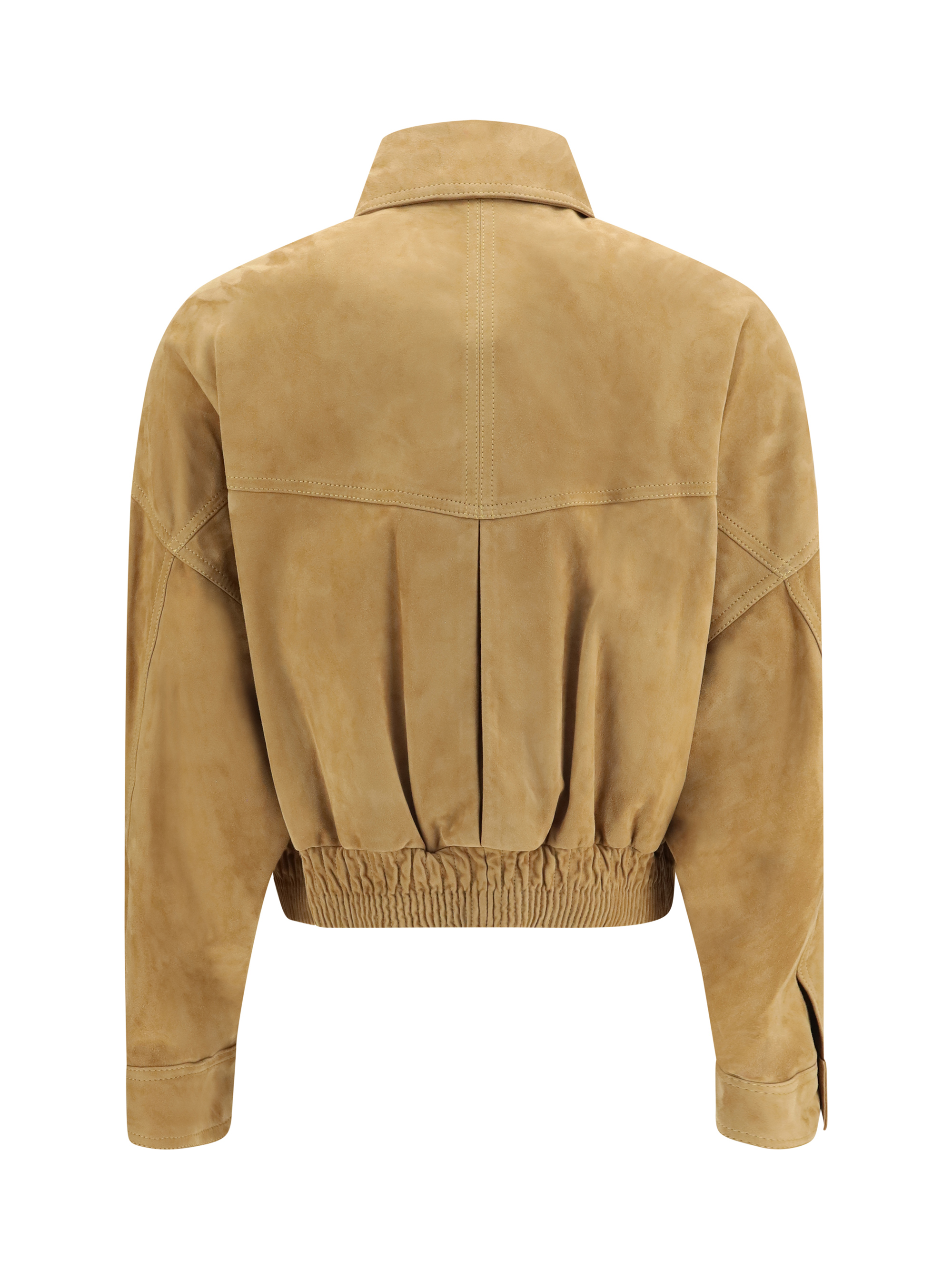 Suede Blouson Jacket
