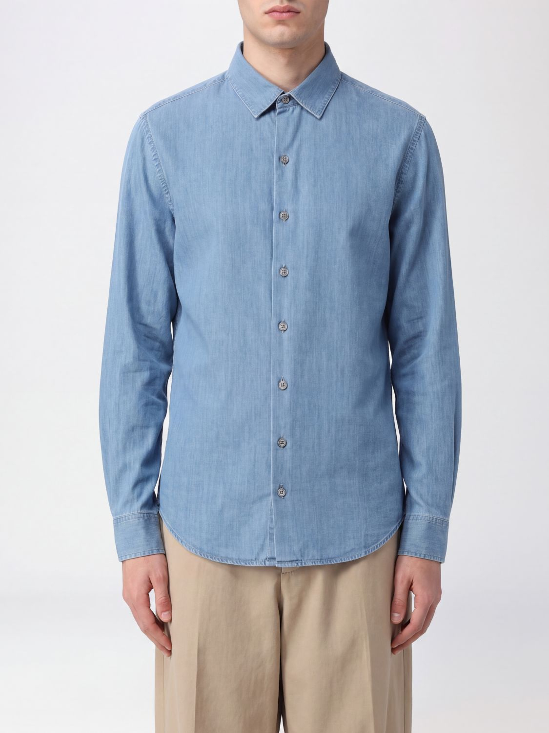 [Giorgio Armani] Shirts Long Sleeve FW26 GM001509AF15417 MB003