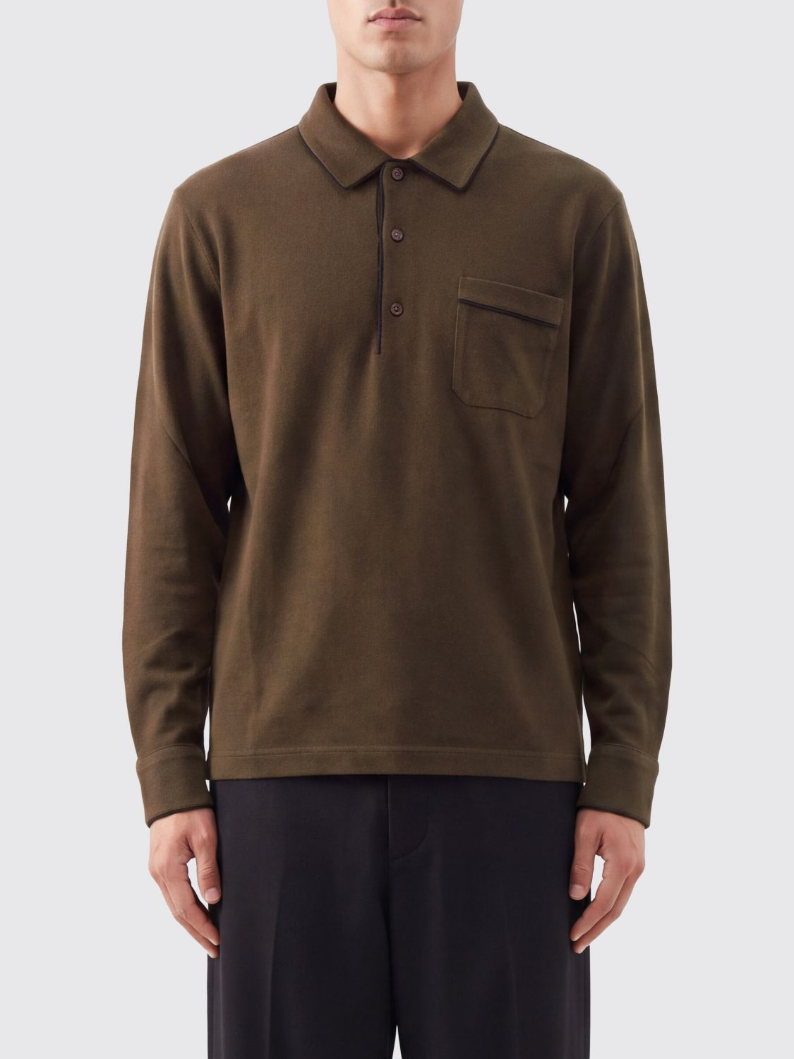 [Tom Ford] T-shirts Long Sleeve FW26 JPL019JMS032 EBK