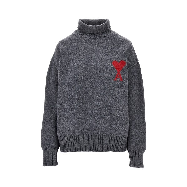 [AMI] Knitwear FW26 UKS839018084-084