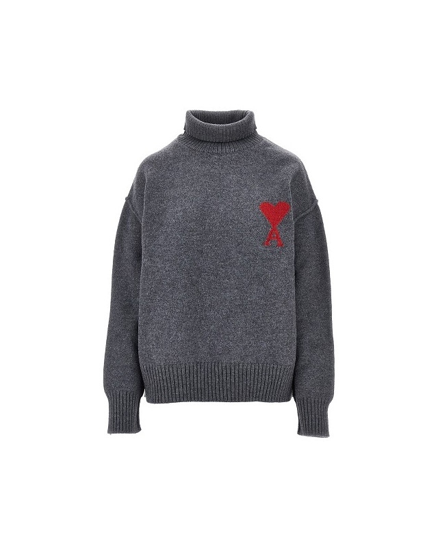 [AMI] Knitwear FW26 UKS839018084-084