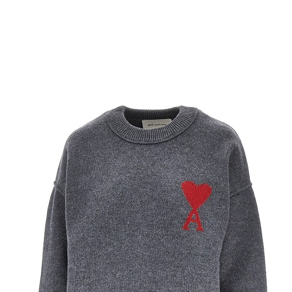 [AMI] Knitwear FW26 UKS838018084-084