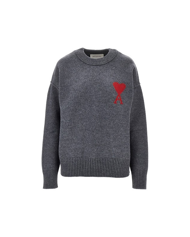 [AMI] Knitwear FW26 UKS838018084-084