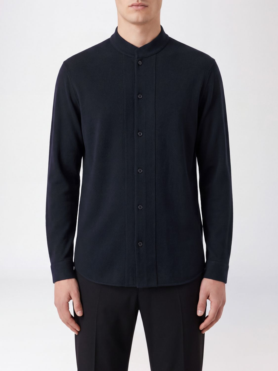 [Giorgio Armani] Shirts Long Sleeve FW26 GM004781TE10090 UB115