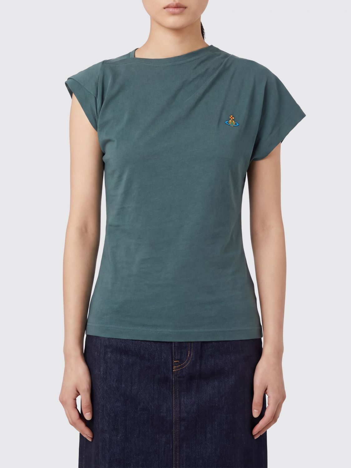 [Vivienne Westwood] T-shirts Sleeveless FW26 1504000AJ00BL M411