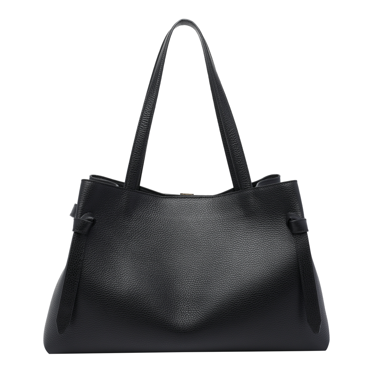 [YUZEFI] Tote bag FW26 GYOZA TOTEPEBBLE GRAIN LEATHERL034