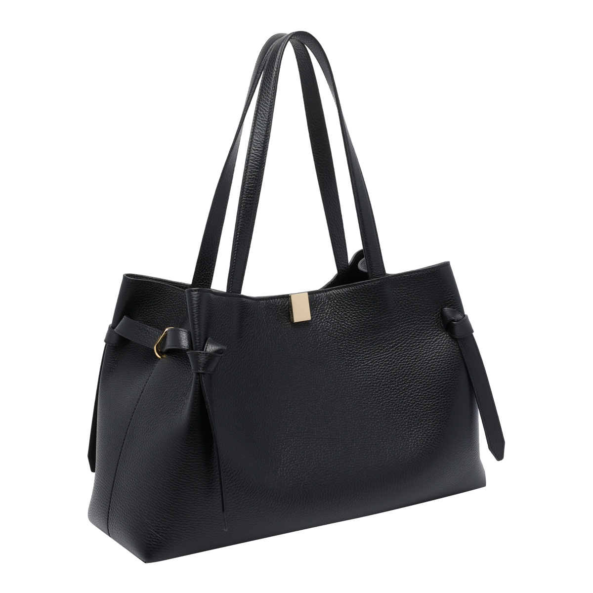 [YUZEFI] Tote bag FW26 GYOZA TOTEPEBBLE GRAIN LEATHERL034