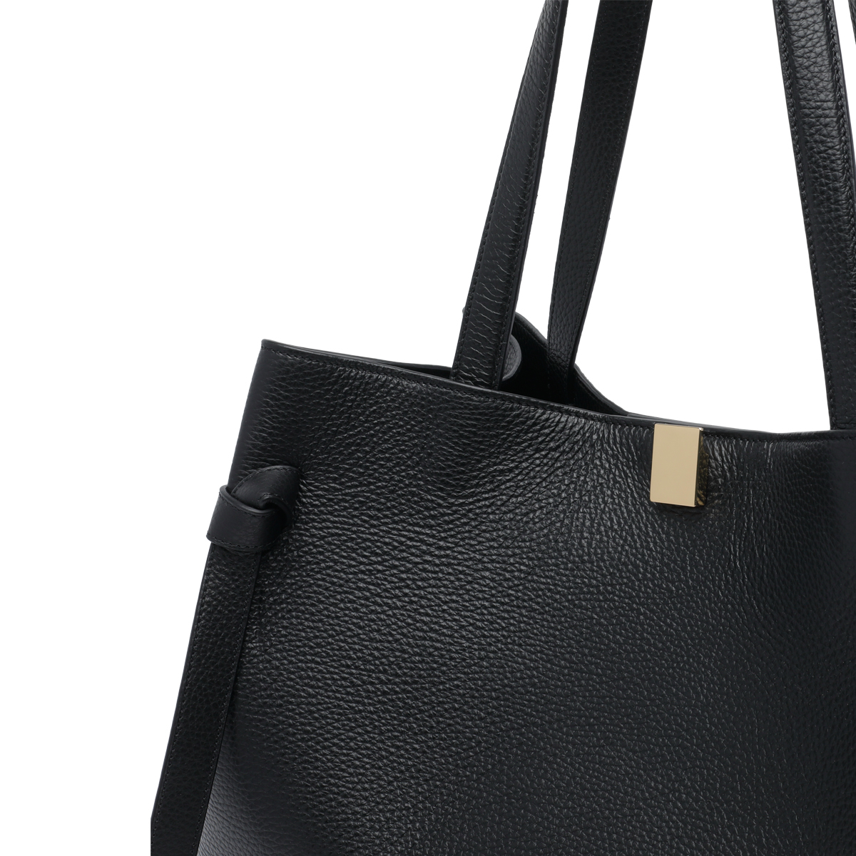 [YUZEFI] Tote bag FW26 GYOZA TOTEPEBBLE GRAIN LEATHERL034