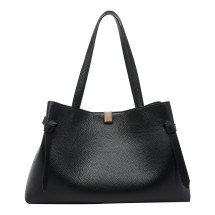 [YUZEFI] Tote bag FW26 GYOZA TOTEPEBBLE GRAIN LEATHERL034