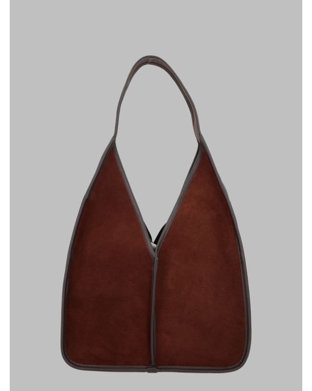 [HEREU] Shoulder bag FW26 CAHOSUWBA26.002.3_DARKBROWN