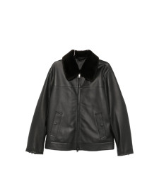[BRIONI] Leather Jacket FW26 PLDI0L OA701 1000