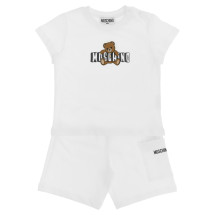 [MOSCHINO BABY] T-shirts Short Sleeve SS26 MUG01ULCA19BIANCOOTTICO