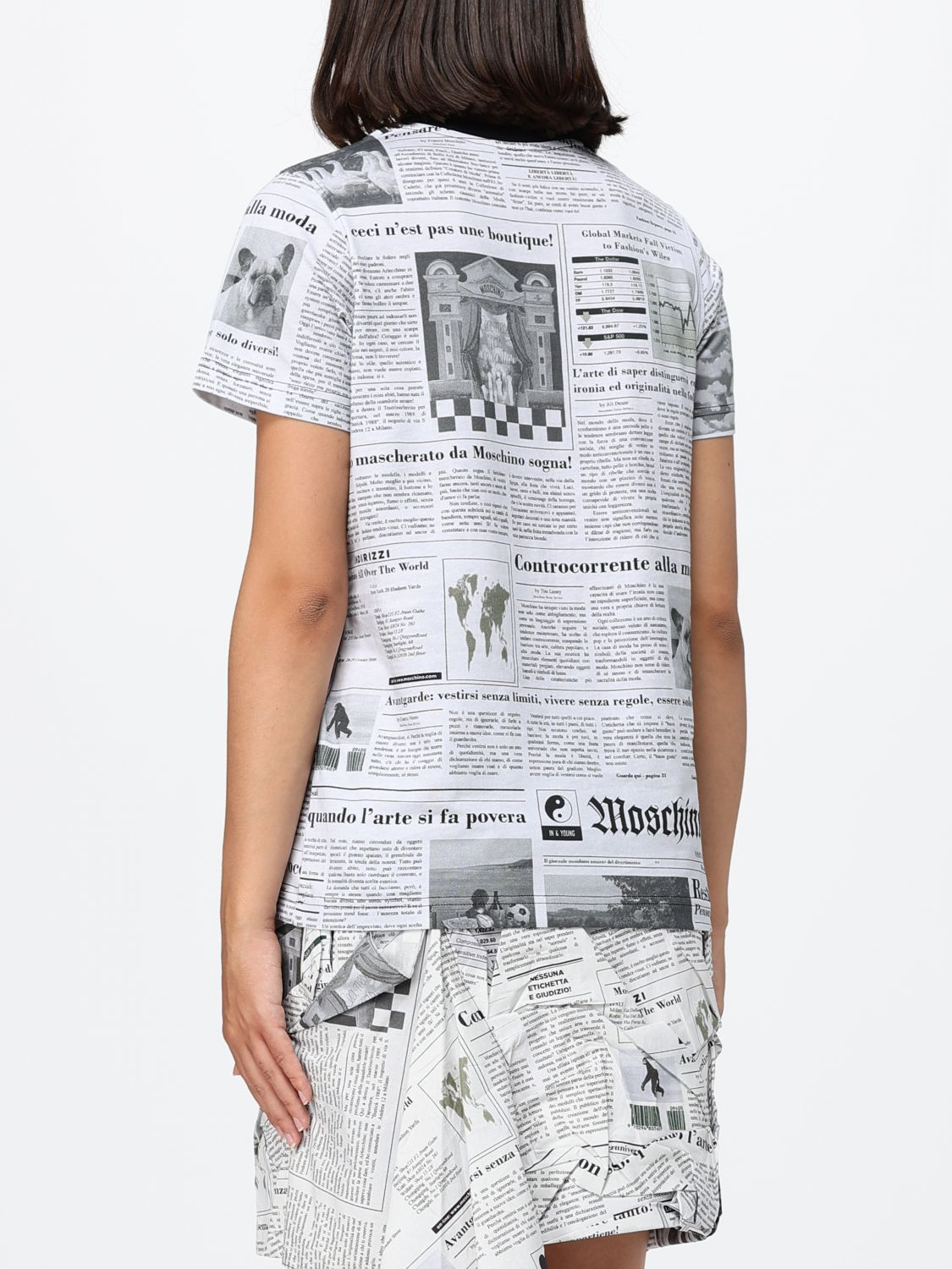 [MOSCHINO COUTURE] T-shirts Short Sleeve SS26 07190441 1484