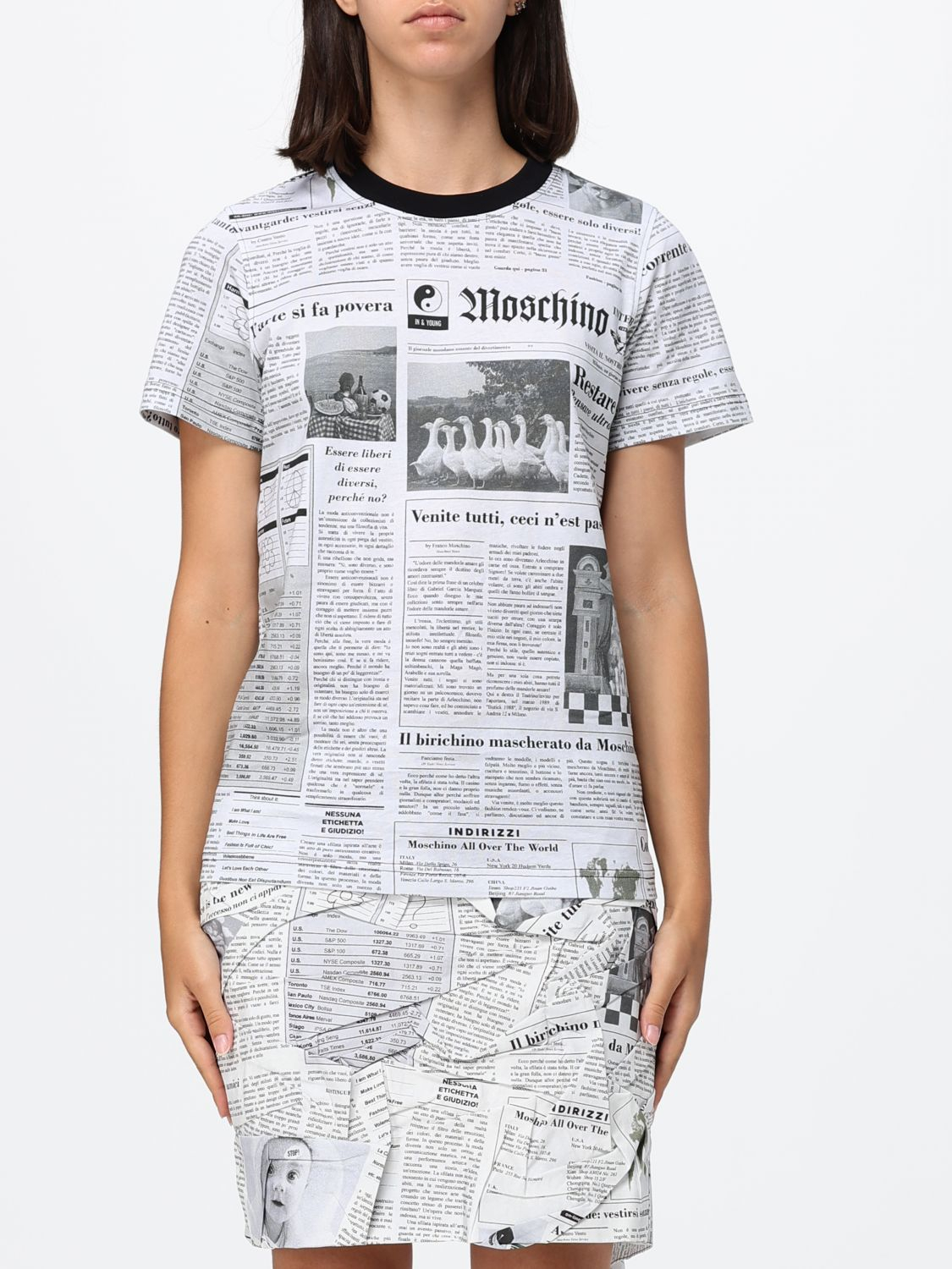 [MOSCHINO COUTURE] T-shirts Short Sleeve SS26 07190441 1484
