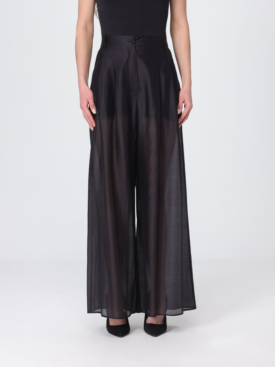 [HANITA] Trousers SS26 HP16314582 NERO