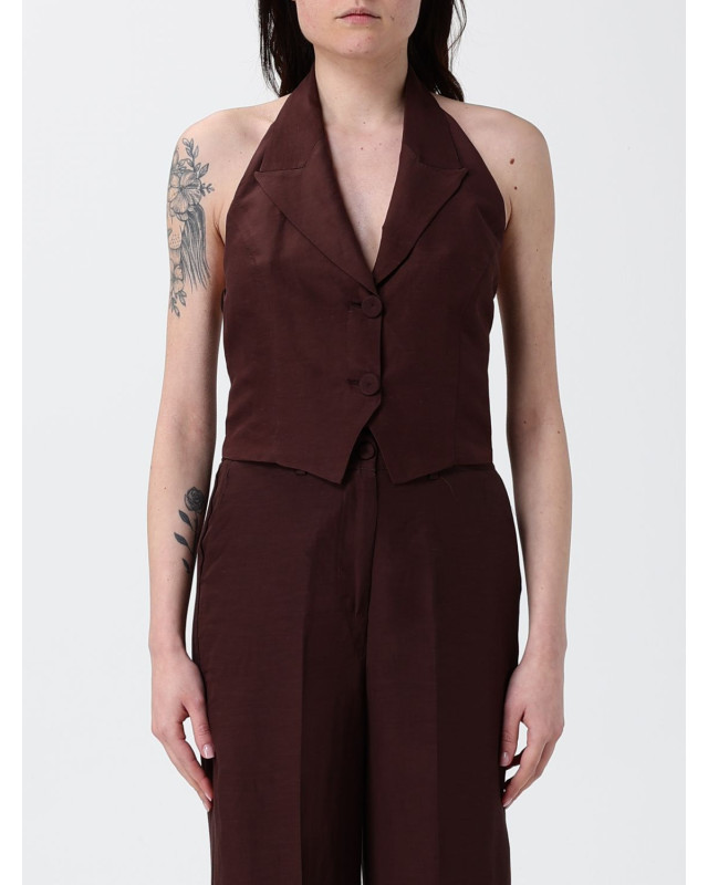 [HANITA] T-shirts Sleeveless SS26 HM31774572 EBANO