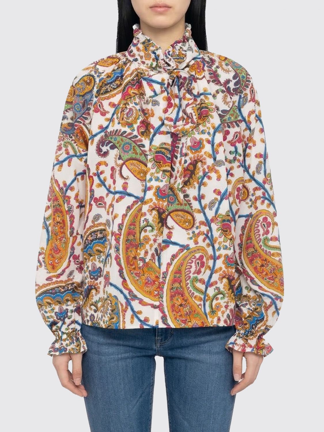 [Etro] Shirts Long Sleeve SS26 WRJA0157AKG50 X0801