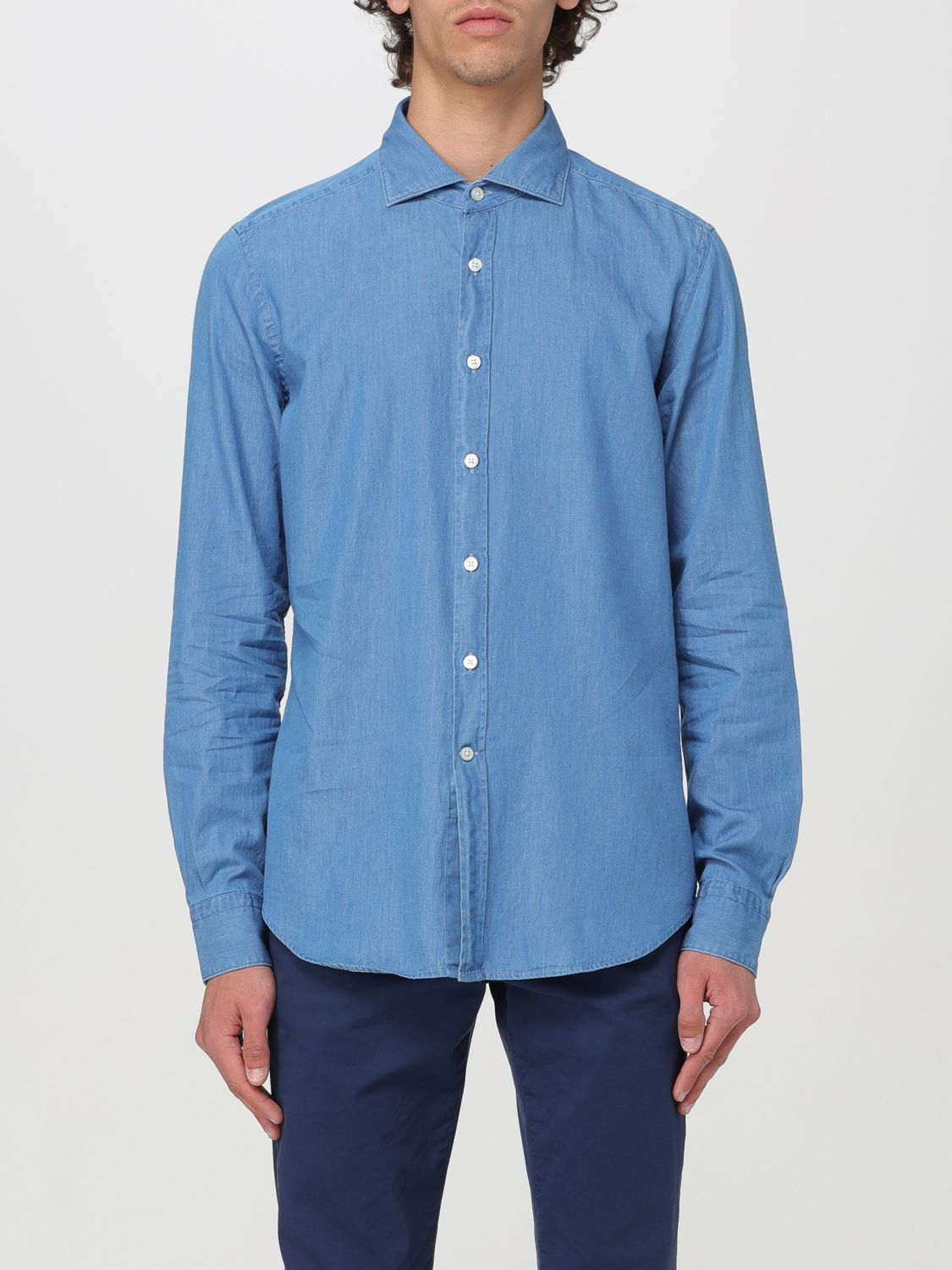 [XC] Shirts Long Sleeve SS24 LP64B438-DENIM 8 01