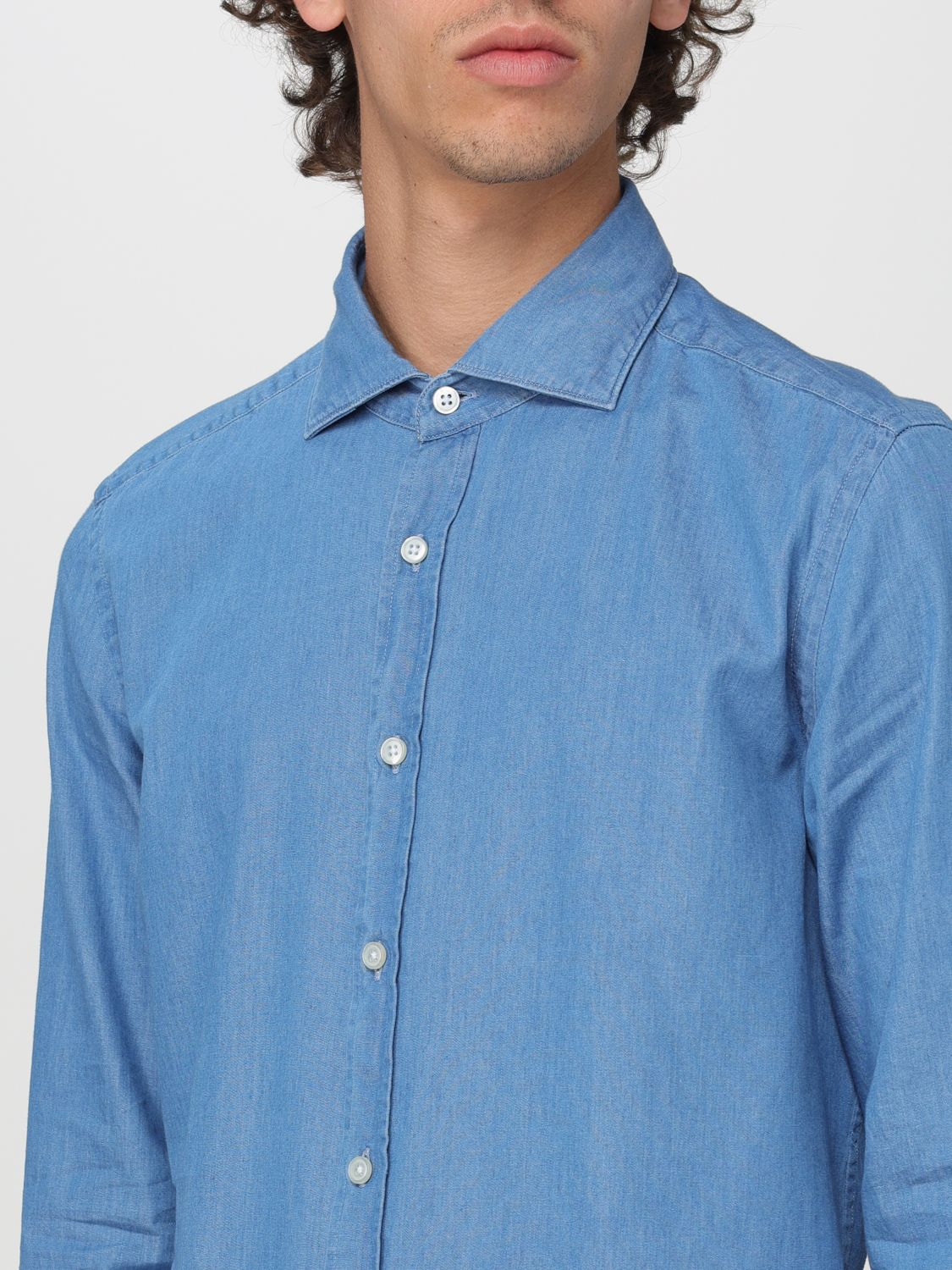 [XC] Shirts Long Sleeve SS24 LP64B438-DENIM 8 01