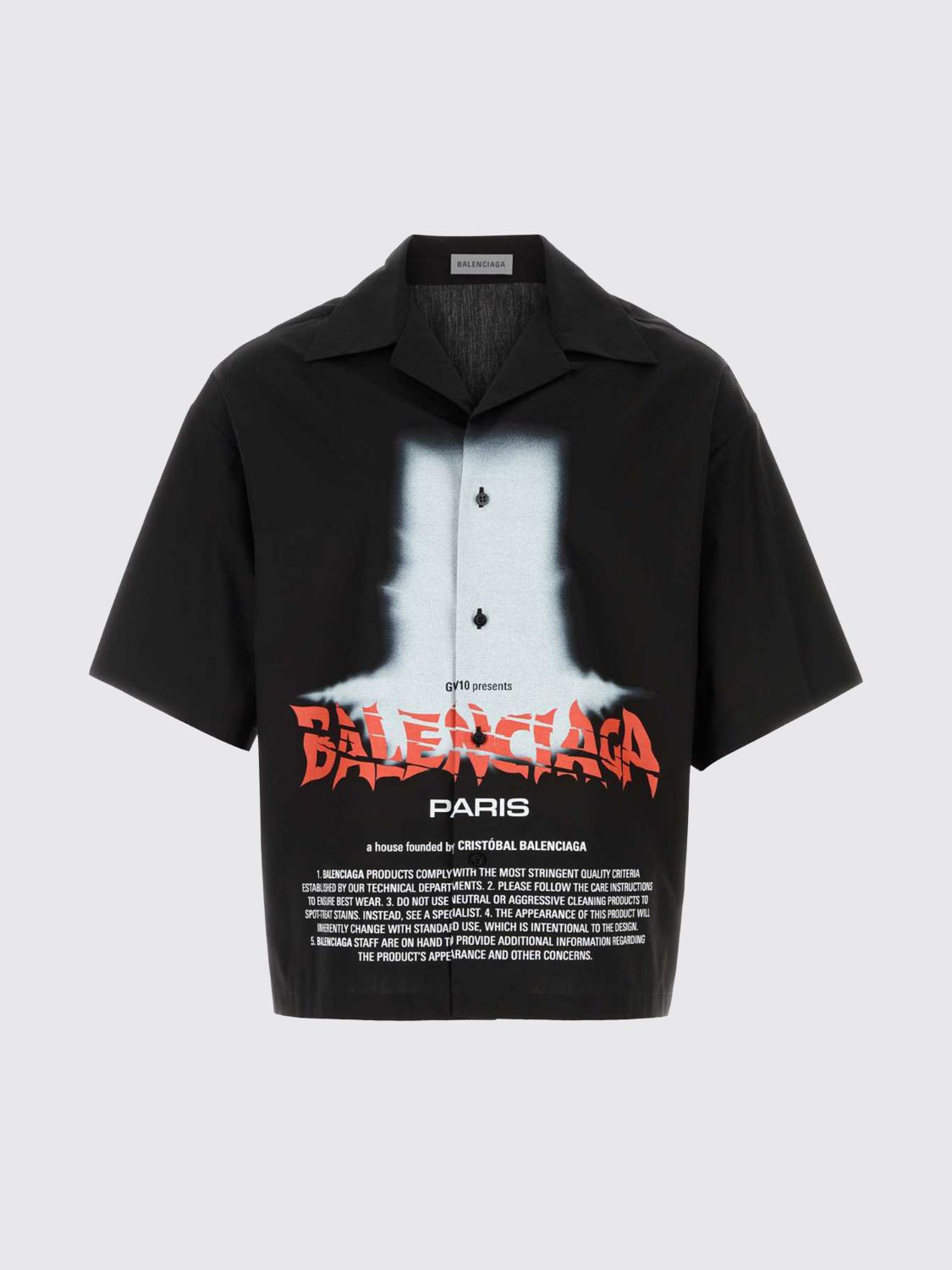 [Balenciaga] Shirts Short Sleeve FW26 A001ZPTULA9 1000