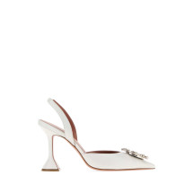 [Amina Muaddi] Sandals FW26 BEGUMSLING95 WHITE