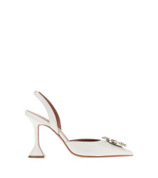 [Amina Muaddi] Sandals FW26 BEGUMSLING95 WHITE