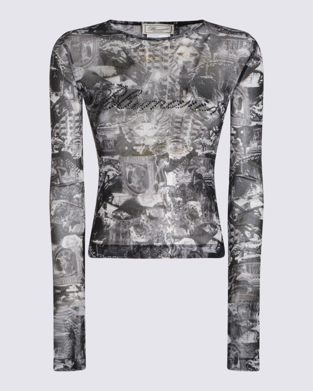 [BLUMARINE] T-shirts Long Sleeve FW26 RF6008J1614L9660