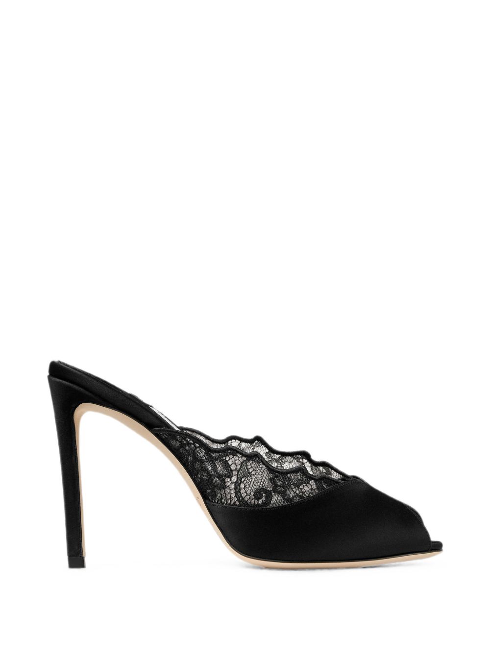 JIMMY CHOO BRIGITTEMULE100 WANBLACK/BLACK