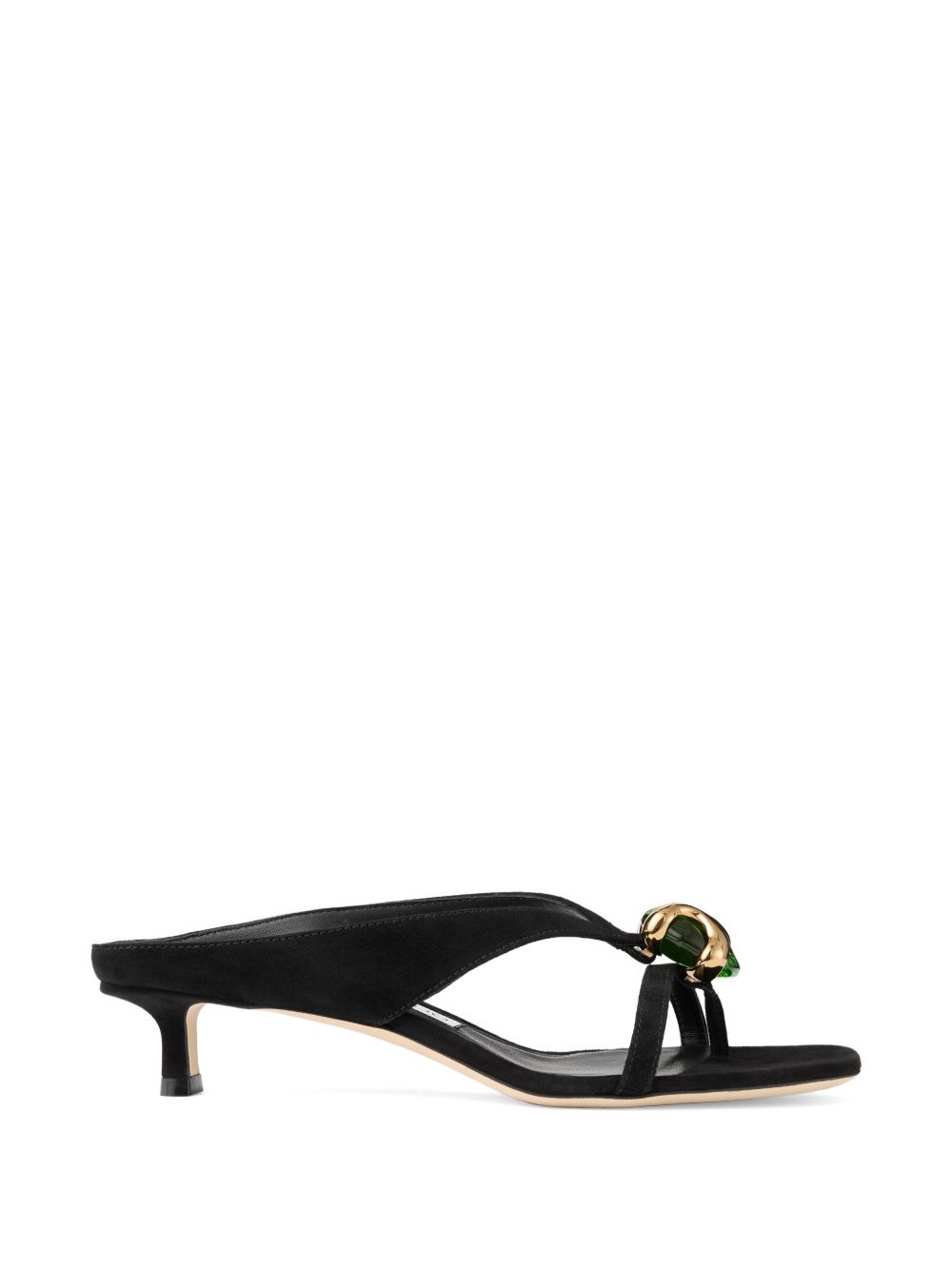 JIMMY CHOO EMERI/STONE35 BSBBLACK/CLOVER