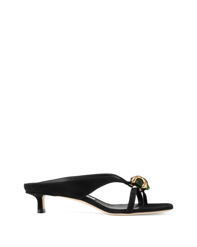 JIMMY CHOO EMERI/STONE35 BSBBLACK/CLOVER