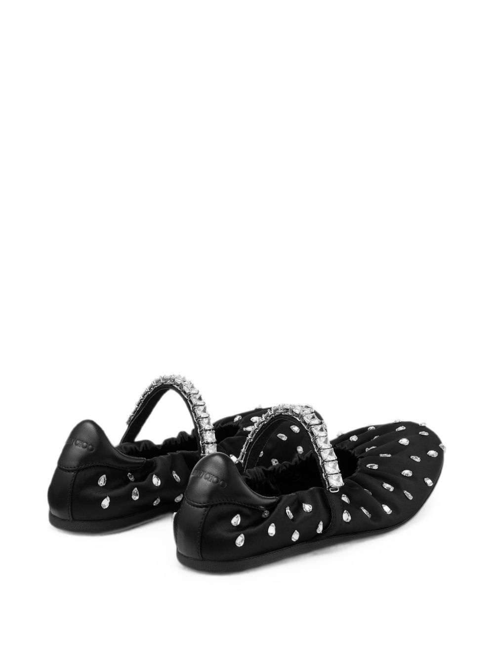 JIMMY CHOO JADEBALLERINA QEPBLACK/CRYSTAL