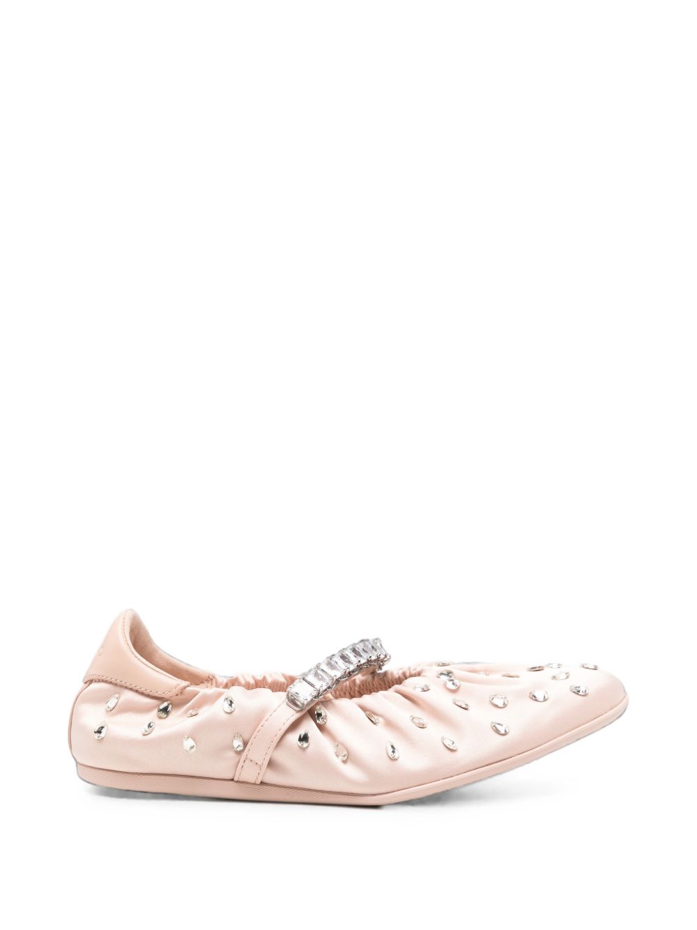 JIMMY CHOO JADEBALLERINA QEPMACARON/CRYSTAL